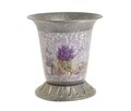 Vaza pentru flori Lavender, InArt, 23.5 x 25 cm, metal, antichizat