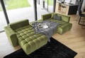 Coltar extensibil stanga 6 locuri ELTAP, LT-10VE, Bonito, 350x175x92 cm, lemn/poliester, negru