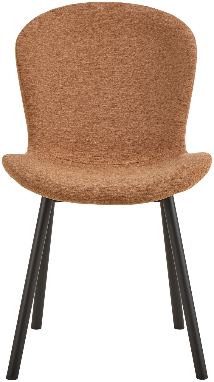 Scaun Esra, Actona, 50x58x86 cm, poliester/otel, teracota - view 9