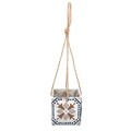 Ghiveci suspendabil, Esschert, Portuguese, 13.6 x 13.6 x 13.1 cm, beton/iuta, multicolor
