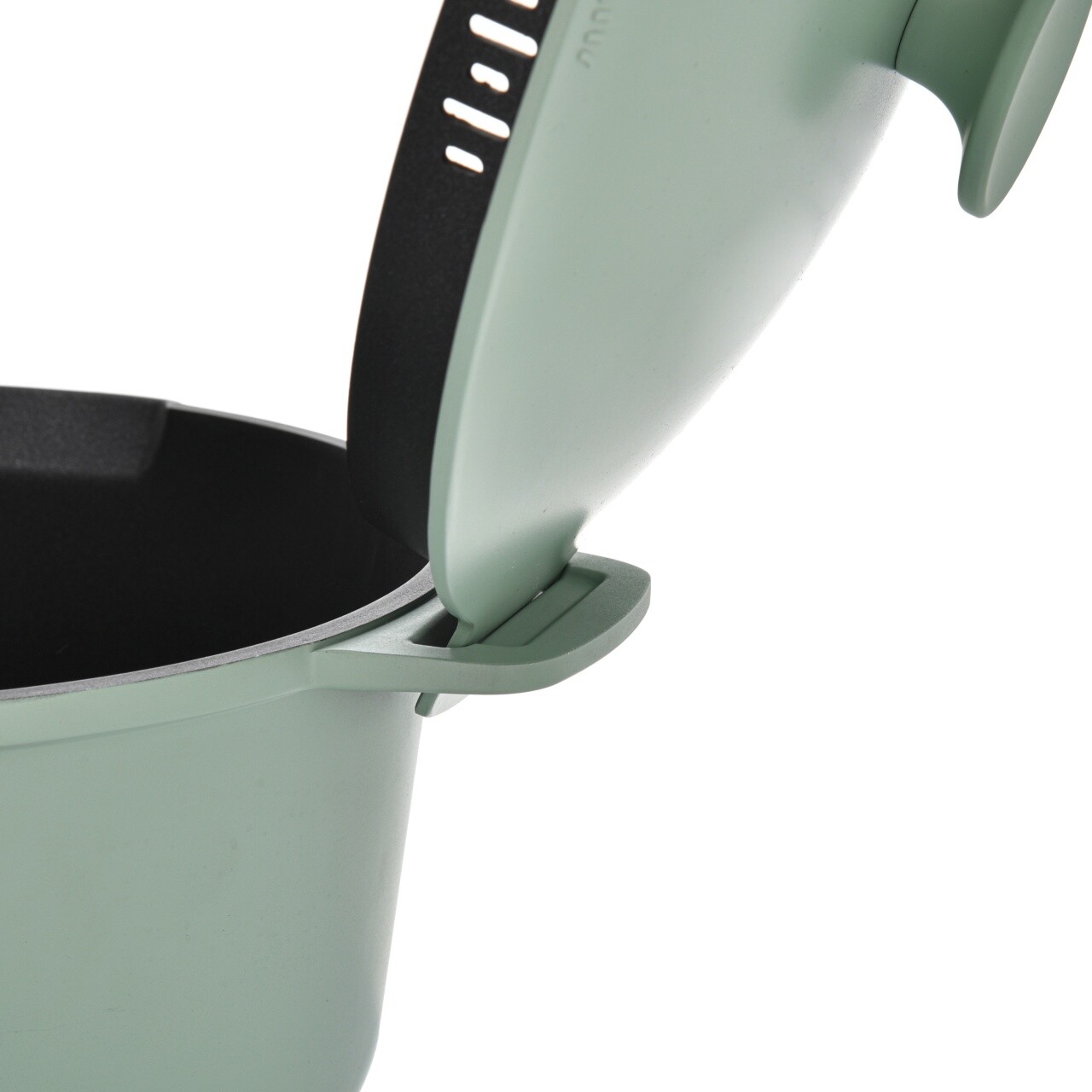 Oala cu capac Fern, Ambition, 24 cm, 4.4 L, aluminiu, verde/negru - imagine 6