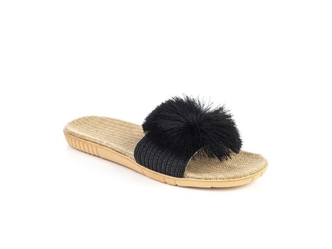 Papuci de casa dama, Funky Steps, Penelope Black, marimea 38-39 Funky Steps