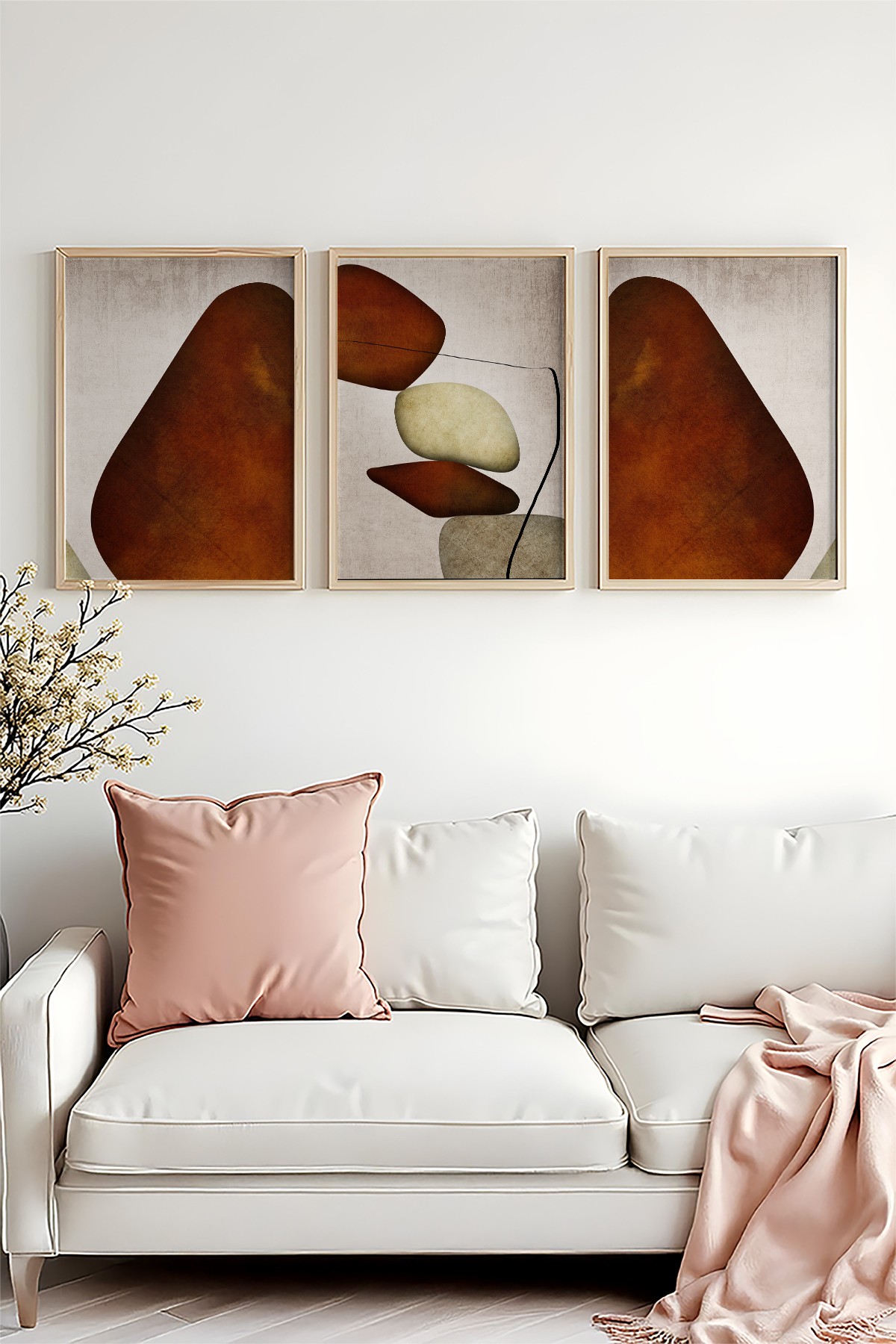 Tablou decorativ, Huhu469, Lemn masiv, Multicolor