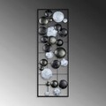 Decoratiune de perete, Camber, Metal, 90 x 32 x 4 cm, Multicolor
