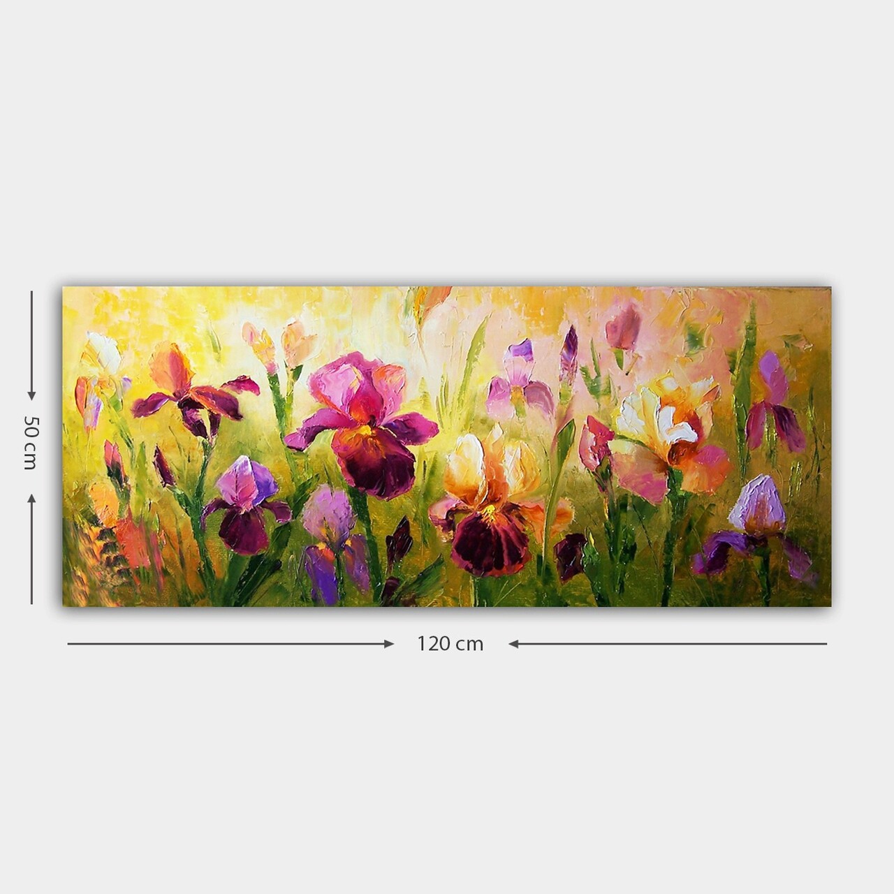 Tablou decorativ, YTYCCK1685_50120, Cadru: 100% LEMN (grosime: 3 cm), Multicolor - view 3