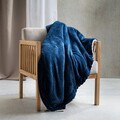 Patura Laren, Homla, 150x200 cm, poliester, albastru