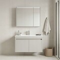 Set Dulap de Baie cu Chiuvetă și Oglindă (2 Piese), Hanah Home, Arno 85, Casmir