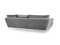 Coltar stanga, Verveine, Mazzini Sofas, 5 locuri, 286x190x96 cm, catifea, gri deschis