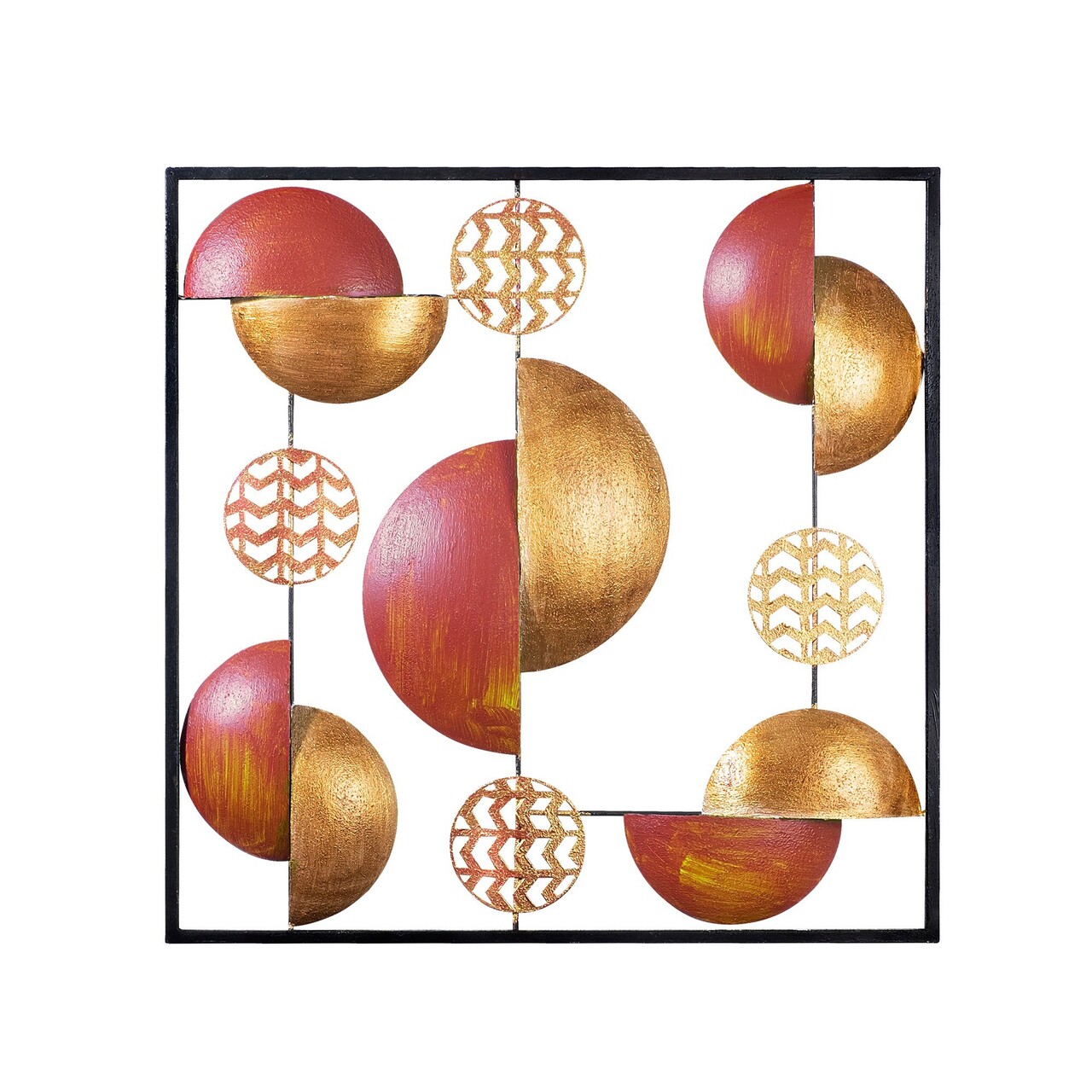Decoratiune de perete, My World, Dimensiune: 55 x 55 cm, Multicolor - view 2