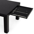 Masa dining extensibila, Chic, L.200/250/300 l.100 H.76, mdf/pal/furnir de mesteacan, wenge