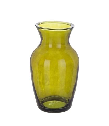 Vaza Classic, Bizzotto, Ø14x27 cm, sticla reciclata, verde oliv