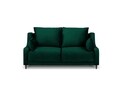 Canapea, Freesia, Mazzini Sofas, 2 locuri, 150x94x90 cm, catifea, verde bottle