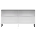 Consola, Odessa, Bertilda- White, Regal, 150x75x36 cm, Alb / Regal