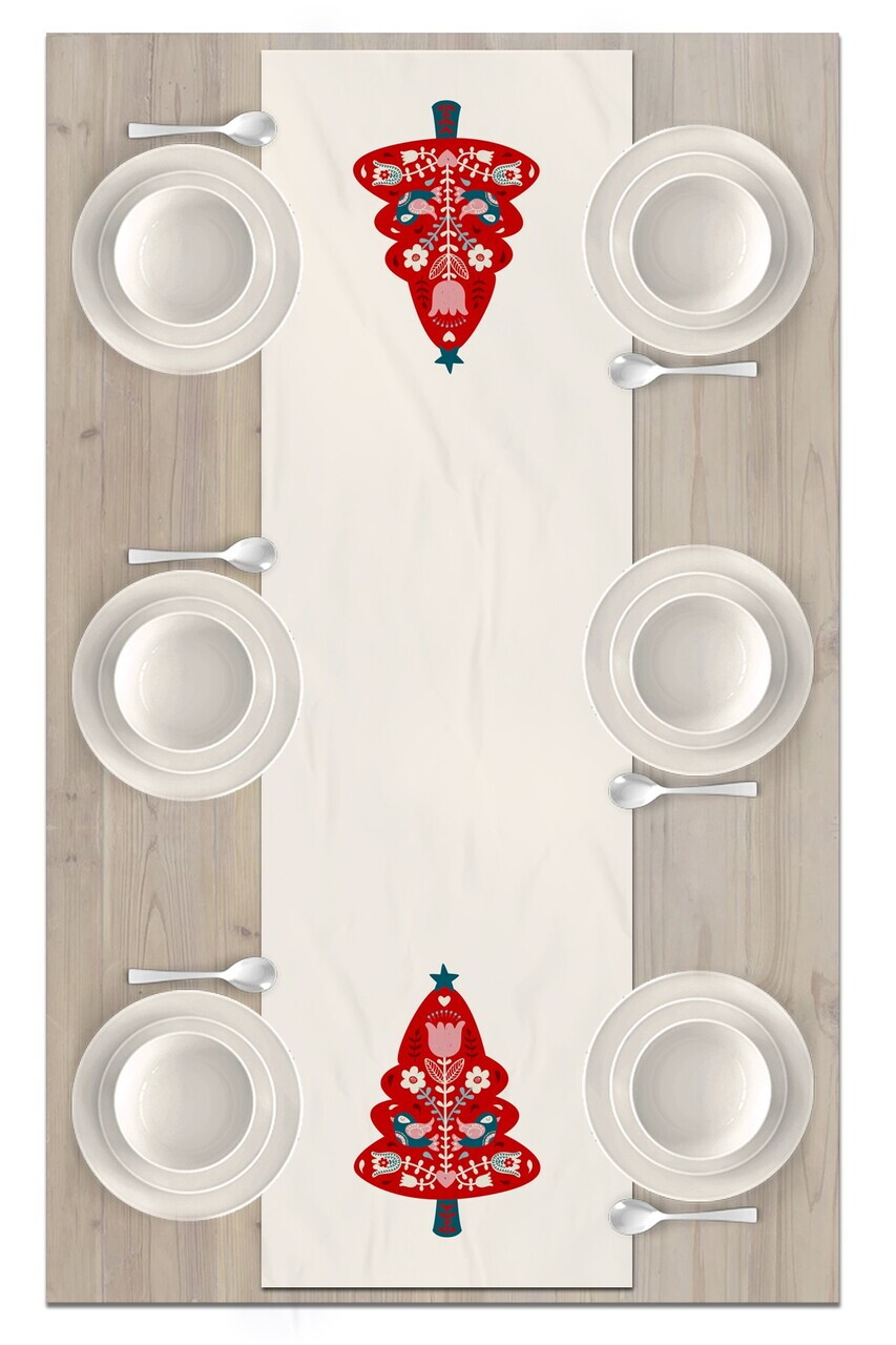 Traversa de masa, Artrunchrst-465, 40x135 cm, Poliester, Multicolor — imaginea 2