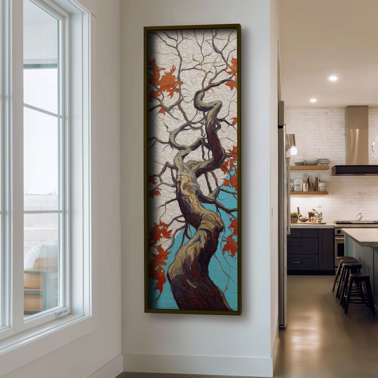 Tablou decorativ LAC156-120 MDF Lemn masiv Multicolor