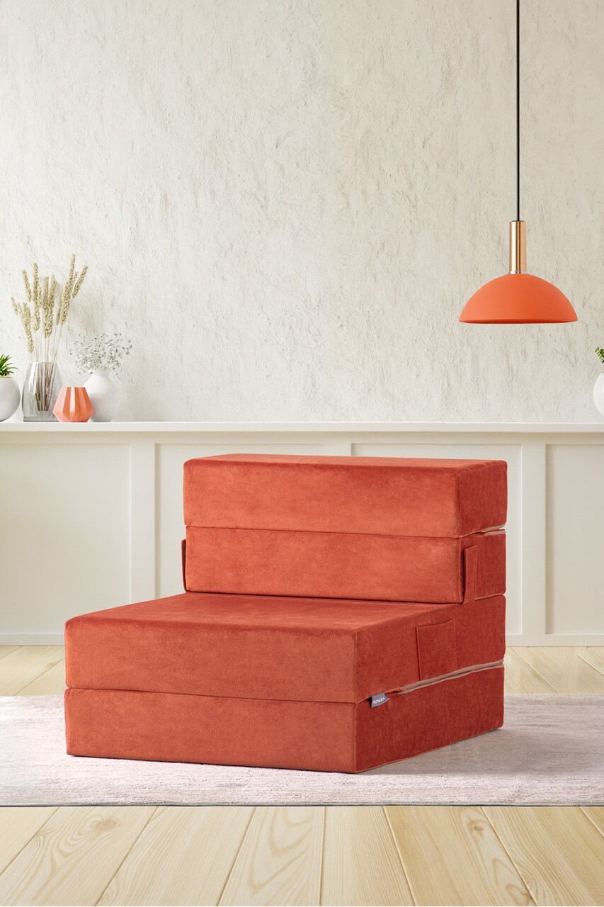 Fotoliu extensibil, Atelier del Sofa, 363SLD1134, Textil, Portocaliu - view 2