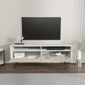 Comoda TV, Zena Home, Flay, Alb / Bej