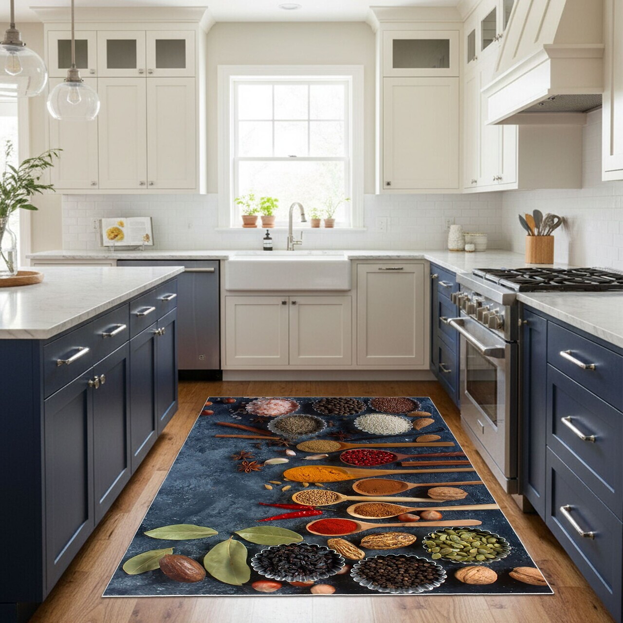 Covor, Hmnt549, 100x300 cm, Poliester, Multicolor — imaginea 2