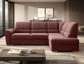 Coltar extensibil dreapta 3 locuri ELTAP, RT-24LU, Siber, 270x186x93 cm, lemn/poliester, roz inchis