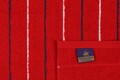 Set 2 prosoape de baie 407,  Beverly Hills Polo Club, 70x140 cm, bumbac, rosu