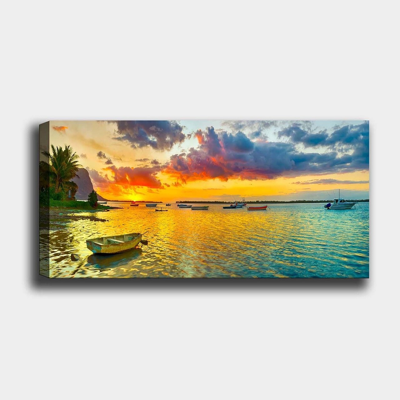 Tablou decorativ, YTY745431814_50120, Cadru: 100% LEMN (grosime: 3 cm), Multicolor - view 2