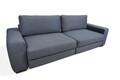 Canapea extensibila cu 3 locuri, Vienna, 106 x 269 x 92 cm, gri inchis
