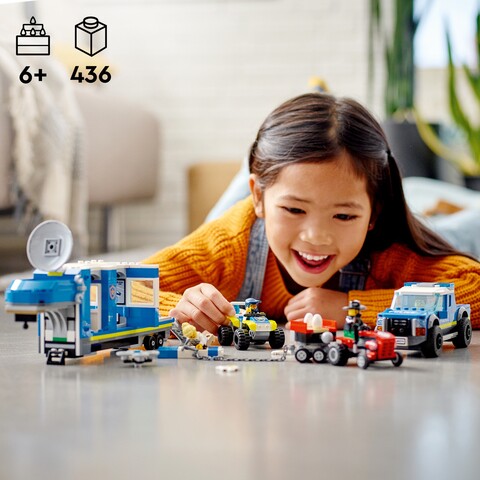 Set masina si centru de comanda al politiei, LEGO, plastic imagine noua 2022