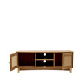 Comoda TV Notto, Homla, 120x40x45 cm, MDF, natur