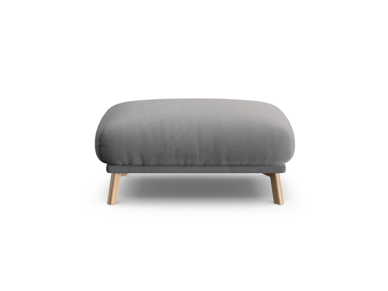 Taburet, Naomi, Micadoni Home, 100x70x41 cm, catifea, gri