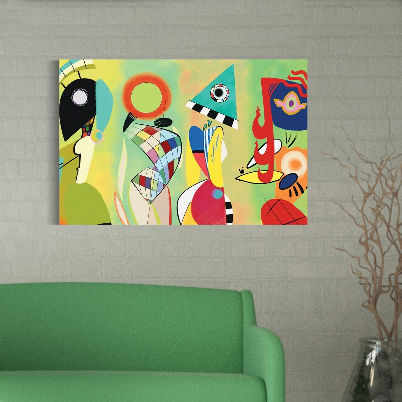 Tablou decorativ, A69CVS-108, Dimensiune: 60 x 90 cm, Multicolor — imaginea 3