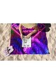 Prosop de plaja, Astacura, Enjoy Summer Night 70, 70x130 cm, 70% poliester/30% poliamida, Multicolor