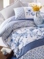 Lenjerie de pat dubla, 4 piese, 100% bumbac ranforce, Cotton Box, Milo