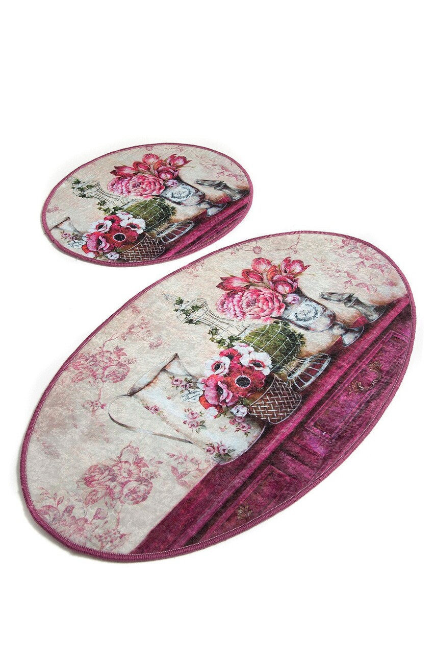 Set covorase de baie, L'essentiel Maison, Vintage Djt, Multicolor - view 2