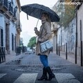 Umbrela automata reversibila cu LED, Folbrella InnovaGoods, pliabila, Ø103 x 61 cm