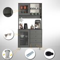Dulap multifunctional, Comforty, Grano 96, Antracit