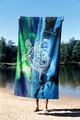 Prosop de plaja, Astacura, Blue Turtle 70, 70x130 cm, 70% poliester/30% poliamida, Multicolor
