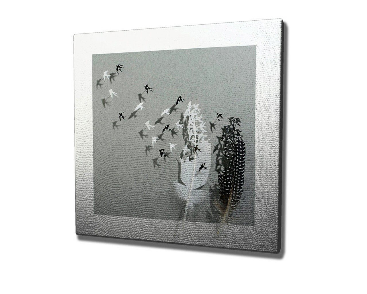 Tablou decorativ, KC330, Cadru: 100% LEMN (grosime: 3 cm), Multicolor - view 3
