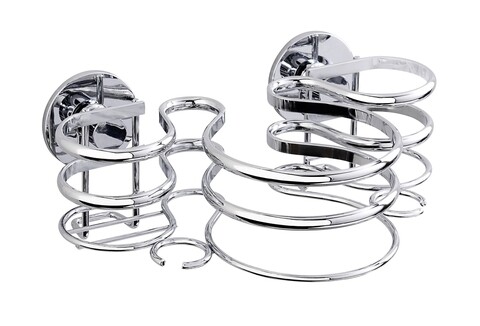 Suport uscator de par Express-Loc Cali, Wenko, 8 x 16 cm, inox, argintiu
