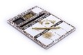 Organizator saptamanal si accesorii, Pattern Black Gold, Tri-Coastal Design