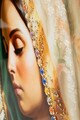 Tablou decorativ Madonna -A, Mauro Ferretti, 72x102 cm, lemn de pin/canvas pictat si lacuit, multicolor
