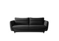 Canapea extensibila 4 locuri ELTAP, SO-SIL-10PO, Silva, 236x95x90 cm, lemn/poliester, negru