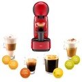 Espressor cu capsule, Krups NDG Infinissima, 1500 W, 15 bari, capacitate rezervor 1.2 L, rosu