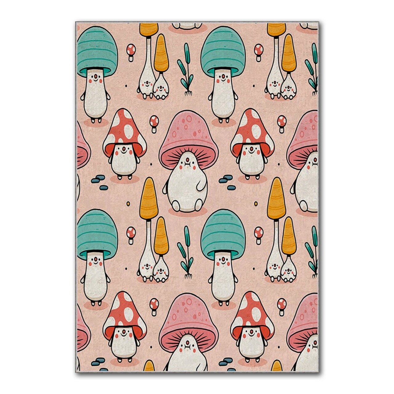 Covor, HMI KDC-47, 80x140 cm, Poliester, Multicolor