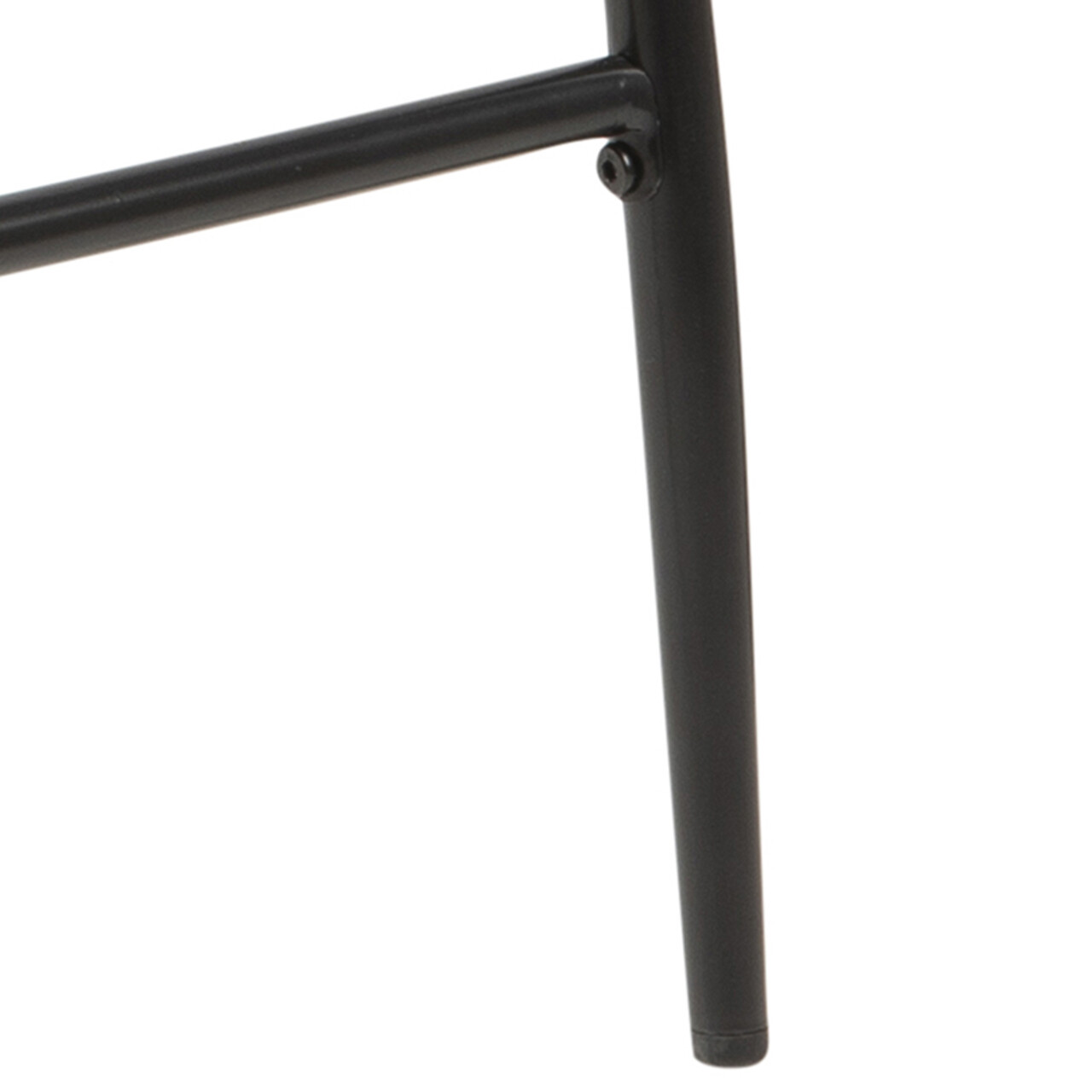Scaun de bar Demina, Actona, 41x48.5x90.5 cm, poliester/otel, gri - view 3