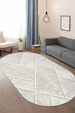 Covor, CLR-7303-HALI-41, 200x250 cm, Poliester, Bej