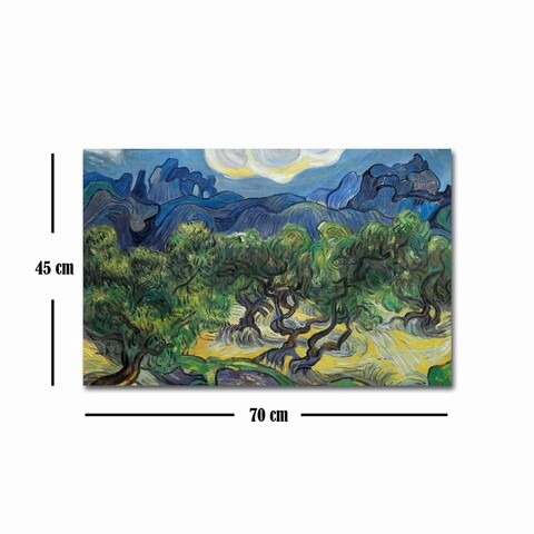 Tablou decorativ, FAMOUSART-040, Canvas, Dimensiune: 45 x 70 cm, Multicolor