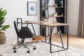 Birou, Arnetti, Lissa Kose, 140x90x85 cm, PAL, Safir / Negru