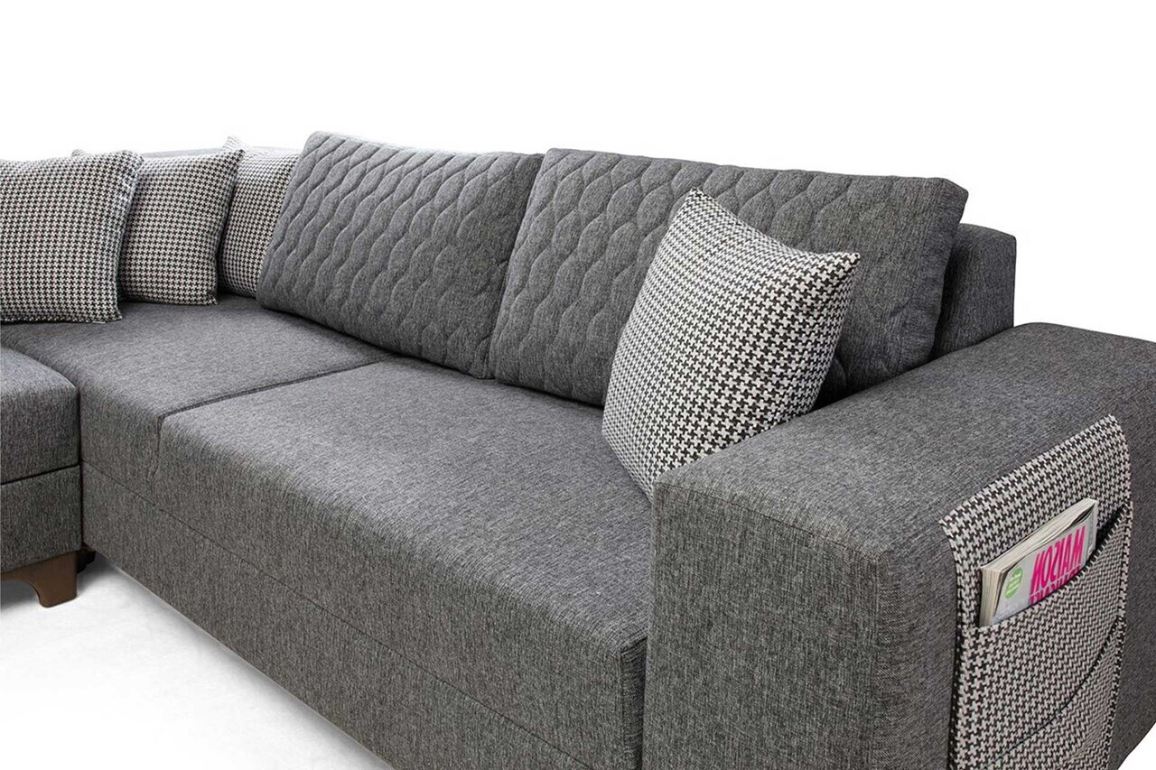 Coltar, Atelier del Sofa, 752EST1400, Lemn de carpen/PAL melaminat, Gri - view 4