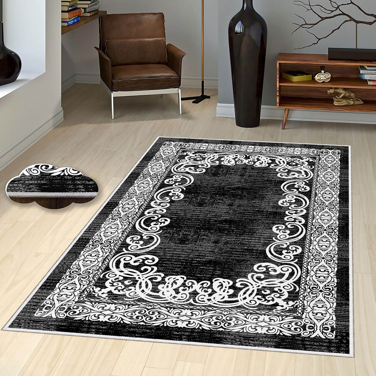 Covor Eexfab653 100x150 cm Poliester Multicolor