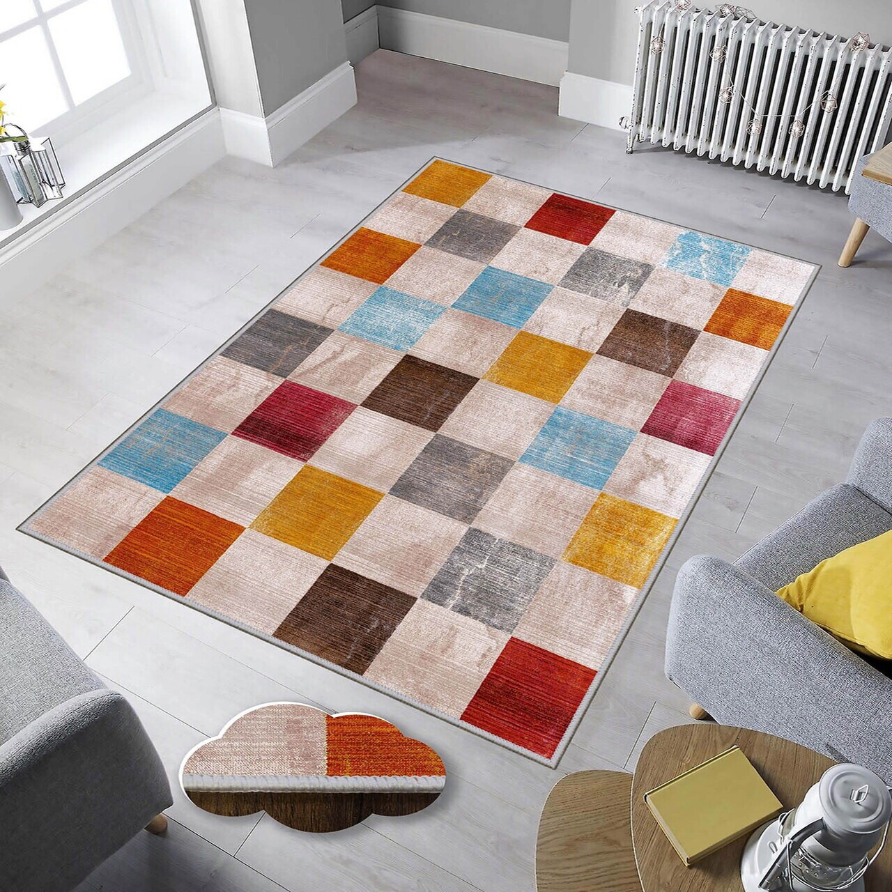 Covor Eexfab798 120x180 cm Poliester Multicolor